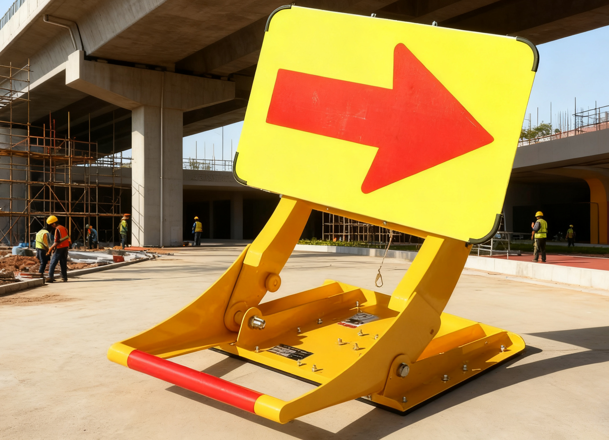 Working principle diagram of vehicle barrier