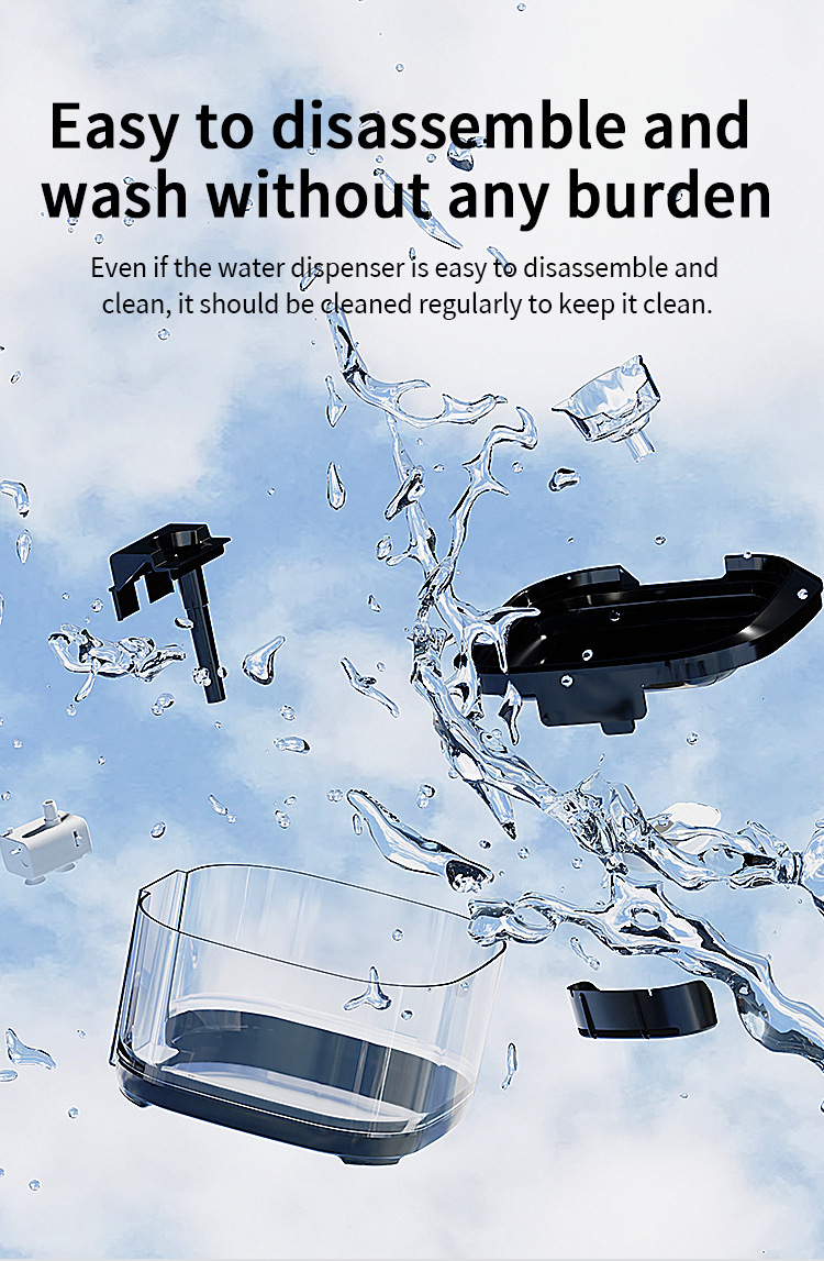 Eco-Friendly Smart Pet Water Dispenser Large Capacity Pet Fountain with Automatic Feature for Cats and Dogs