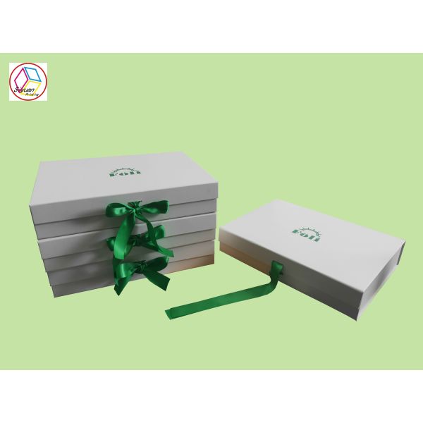 Matte Lamination Fancy Paper Gift Box Recyclable Rectangular Gift Boxes