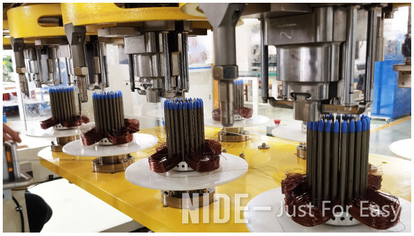 8 Stations Automatic Motor Winding Machine Stator Coil Winder