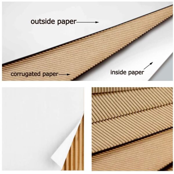 White Cardboard Mail Box Single-wall Corrugated Box