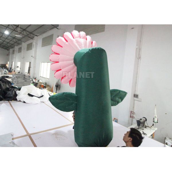 Customized Led Lighted Inflatable Flower For Stage Decoration