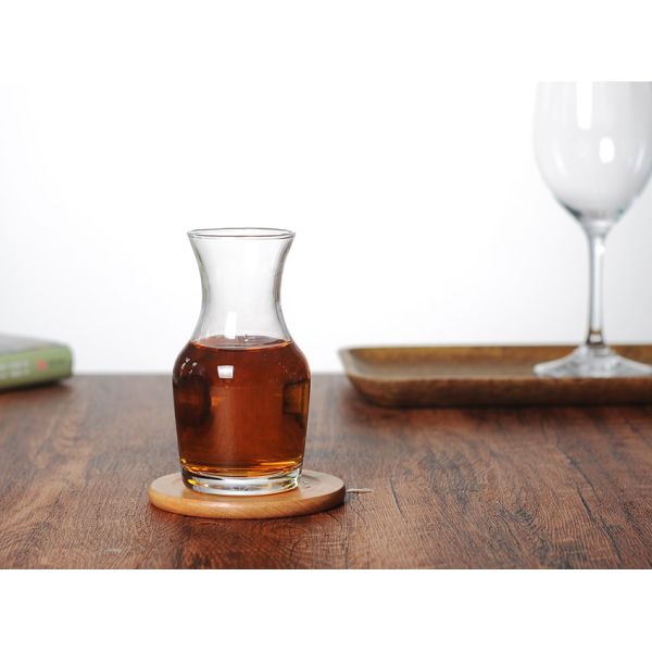 Machine Made 7.5 Oz. Clear Mini Wine Pitcher Serving Wine Carafe