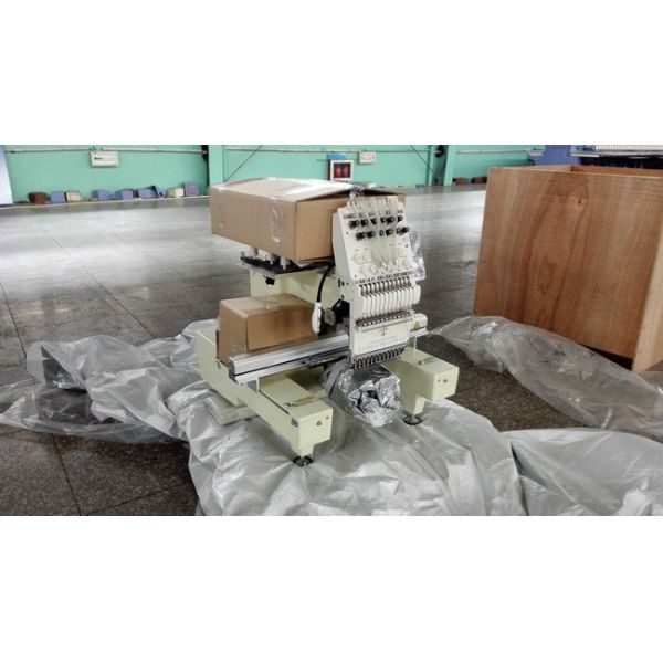 Compact One Head Cap Embroidery Machine With Dahao 285A Computer Lightweight