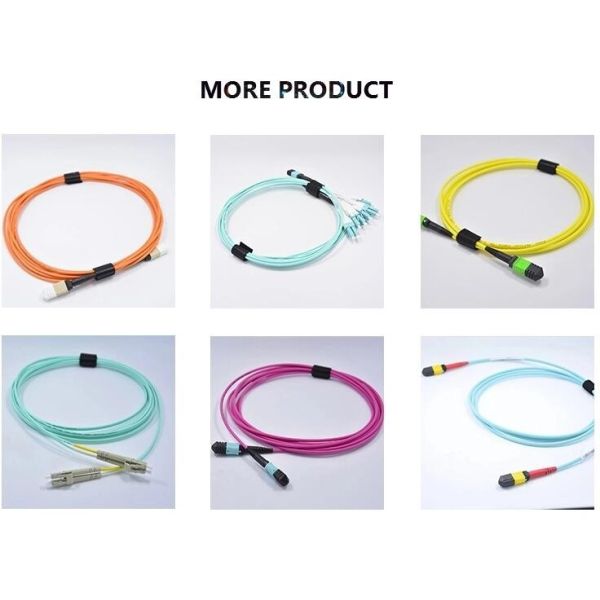 12F 24F OM3 OM4 Plenum MTP MPO Fiber Trunk Cable