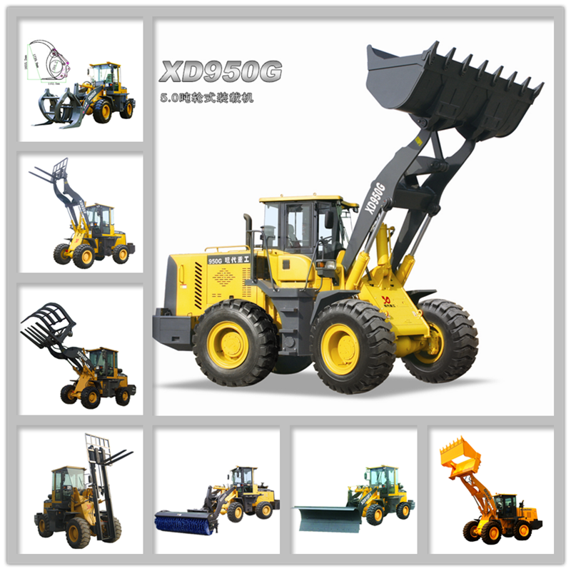 ZL50 5.0ton wheel loader 950 with CE