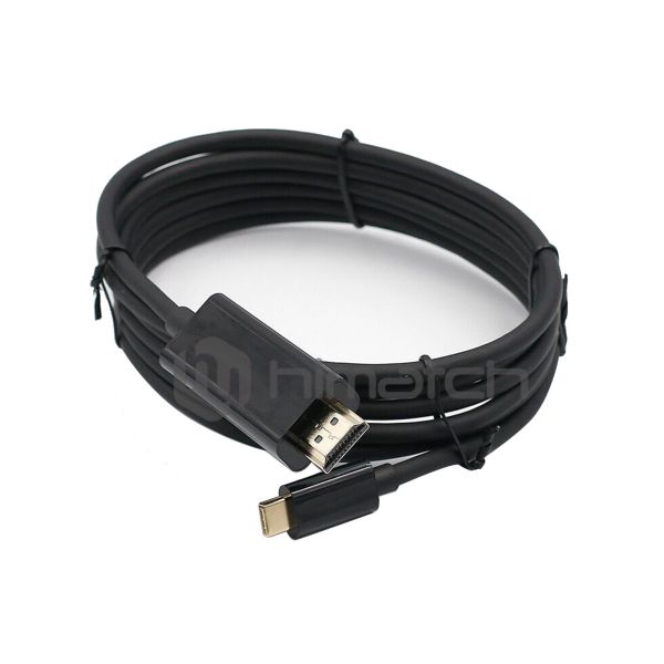 USB Type C Quick Charge Cable , HDMI Male Adapter Cable 2m For DLP Projector