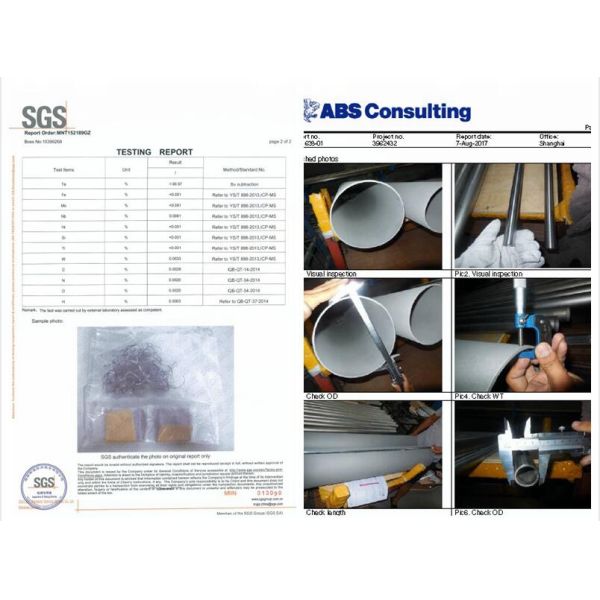 Heat Exchanger Titanium Welded Pipe Gr2 Bright Surface Temperature Resistance