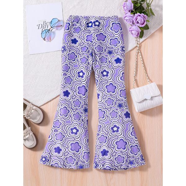 Adjustable Waistband Embroidery Custom Kids Pants Machine Washable