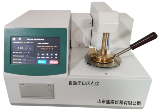 Automatic Closed Flash Point Tester RT - 370℃ Electronic Ignition 0.5% Precision ASTM D93