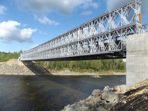 Quality Ot Dip Galvanized Green Temporary Bailey Bridge Q345B-Q460 Grade Steel for sale