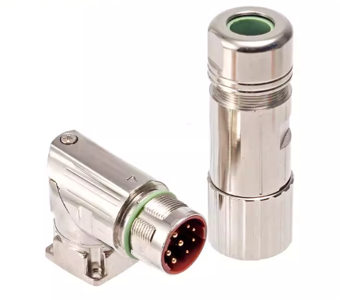 M23/923 Aviation Connector 6 8-Pin Servo Motor Encoder Power Plug Power Socket