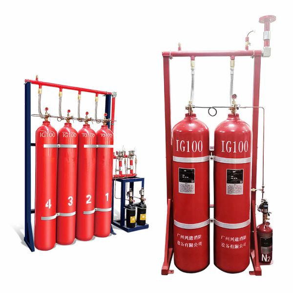 IG100 High Durability Inert Gas Fire Suppression System ≤10s Spraying Time