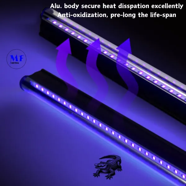 Factory Price High-Efficiency Multi-Function 25W Silvery UV Party Light UV Curing Light for Fluorescent Detection and Creative Lighting