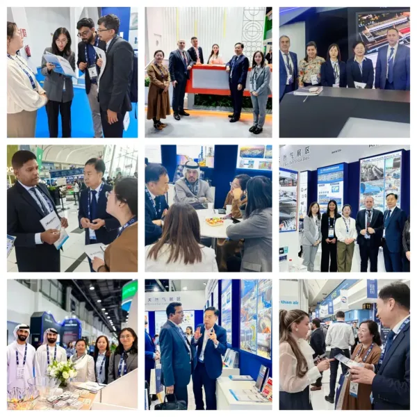 Huashida equipment display at international exhibition