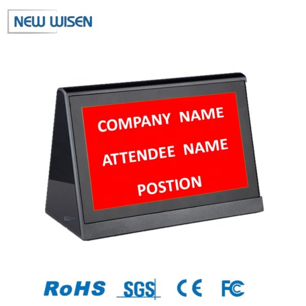 Single Touchscreen Tabletop Card Display For Paperless Intelligent Meeting 1024x600