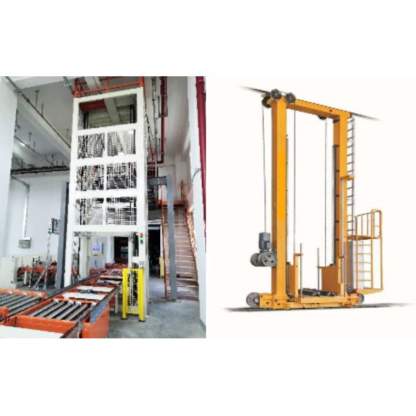 A16 : Double Deep Pallet Stacker ASRS Automatic Storage And Retrieval System Frozen Warehouse Cold Storage