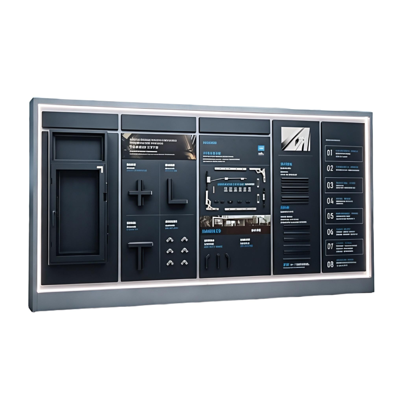 Customized Construction Method Display Wall Craft Wall Showcase Method Panel Hardware Board Exhibition Rack Sample Demo Stand