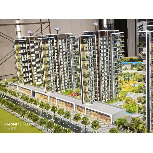 Real Estate Architectural Scale Model High Precision LED Architecture Miniature Models