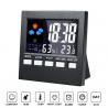 Indoor 12/24 Hour Time Display Digital LCD Weather Clock With Backlight for sale