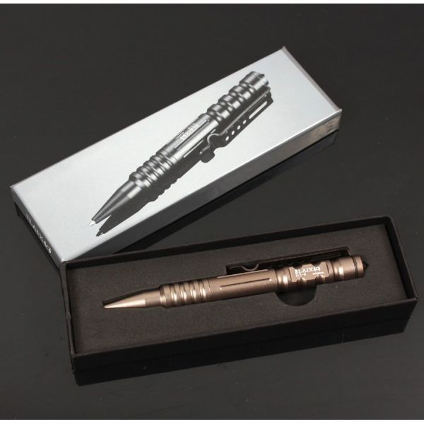 LED flashlight tungsten steel tactical pen defensive pen