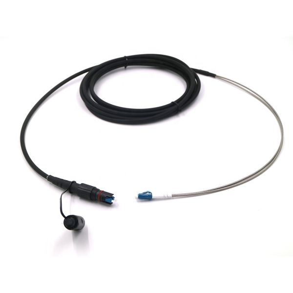 Duplex LC To LC Fiber Optic Patch Cord Field Installable Corning Optitap H Connector
