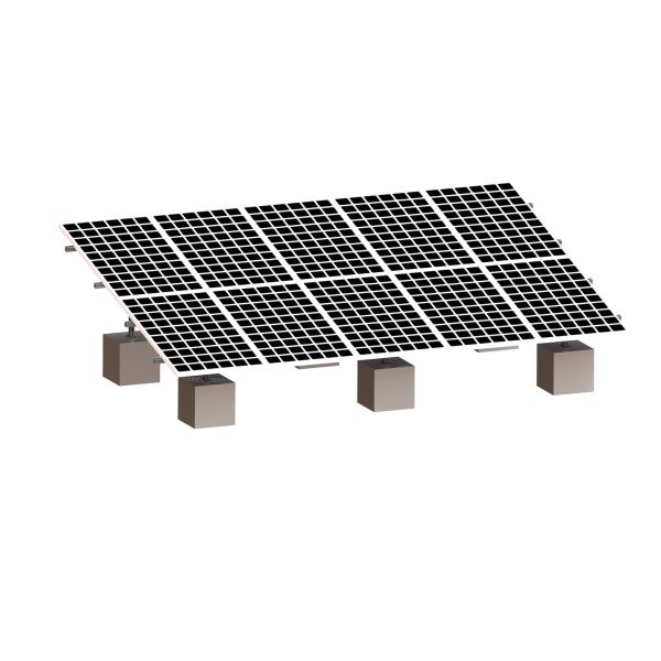 88m/S 2.0KN/M2 Steel Solar Structure Galvanized Ground Mounting System