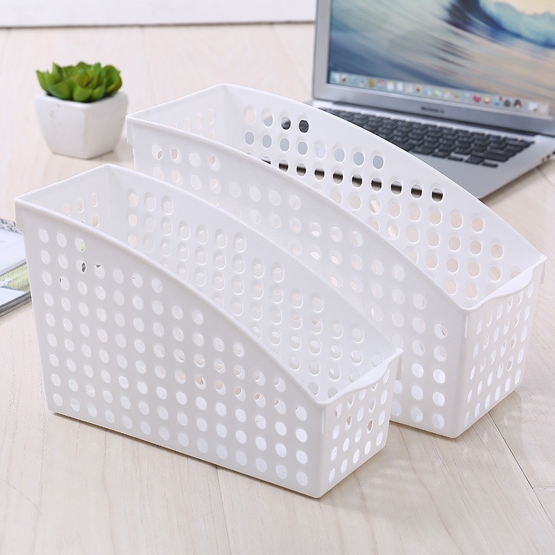 Modern Square Desktop Storage Basket PP Document Storage Box for Environmental Use for Office or Home