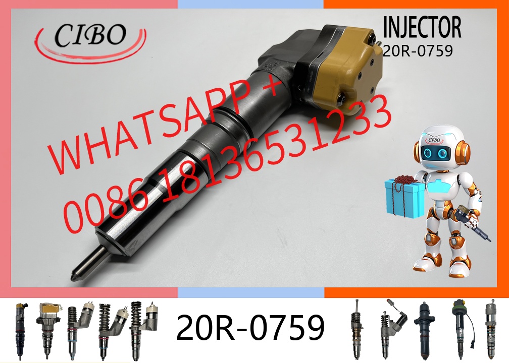 original 20R-0759 Diesel Fuel Injector for 3412 3408 3412E Engine Replacement for OEM 10R-1267 174-7528 153-5938 20R-4148 Engine Parts original new