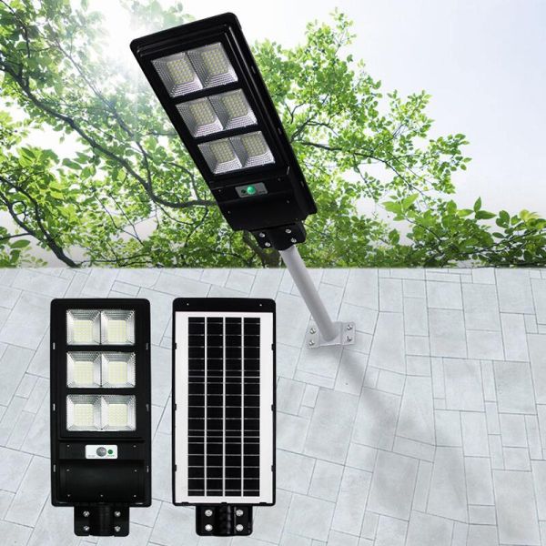 Waterproof 60w All In One Solar LED Street Light With Motion Sensor Remote Control