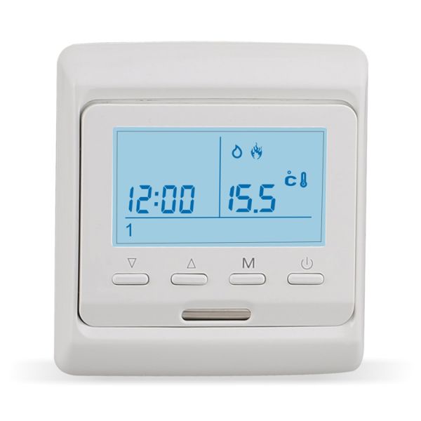 16A Electric Underfloor Heating Thermostat Double Temperature