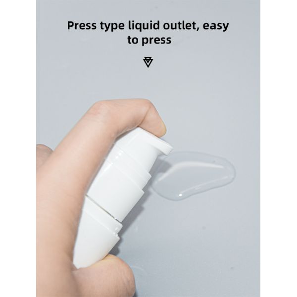 UKA64 Recyclable PP Plastic Airless Pump Bottle Small Large Head Container 60ml 80ml 100ml 120ml