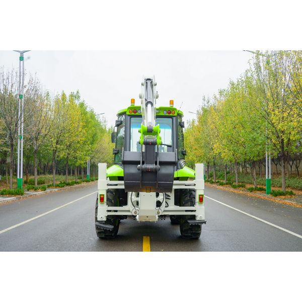 Hydrostatic Transmission AM30-25 Backhoe Loader Front Loader Backhoe with Air Cooling