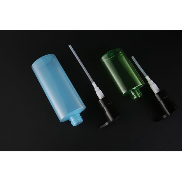 Flat PET Makeup Remover Pump Bottle Adjust The Orientation150ml