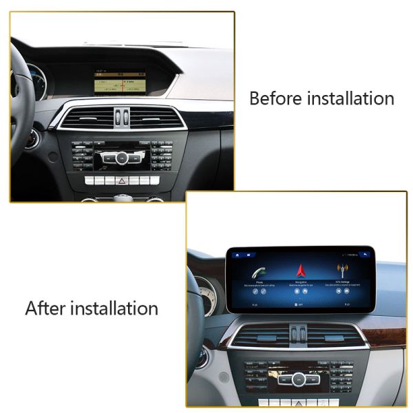 10 Android Car Stereo For Benz C Class 1920x720 HD Resolution NTG 4.5