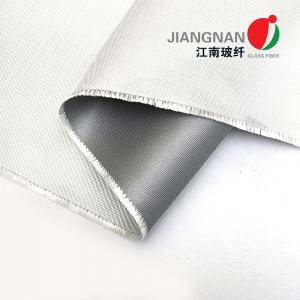 China Welding PU Coated Fiberglass Fabric Cloth Fire Barrier Heat Isolating Fabric 0.8mm on sale