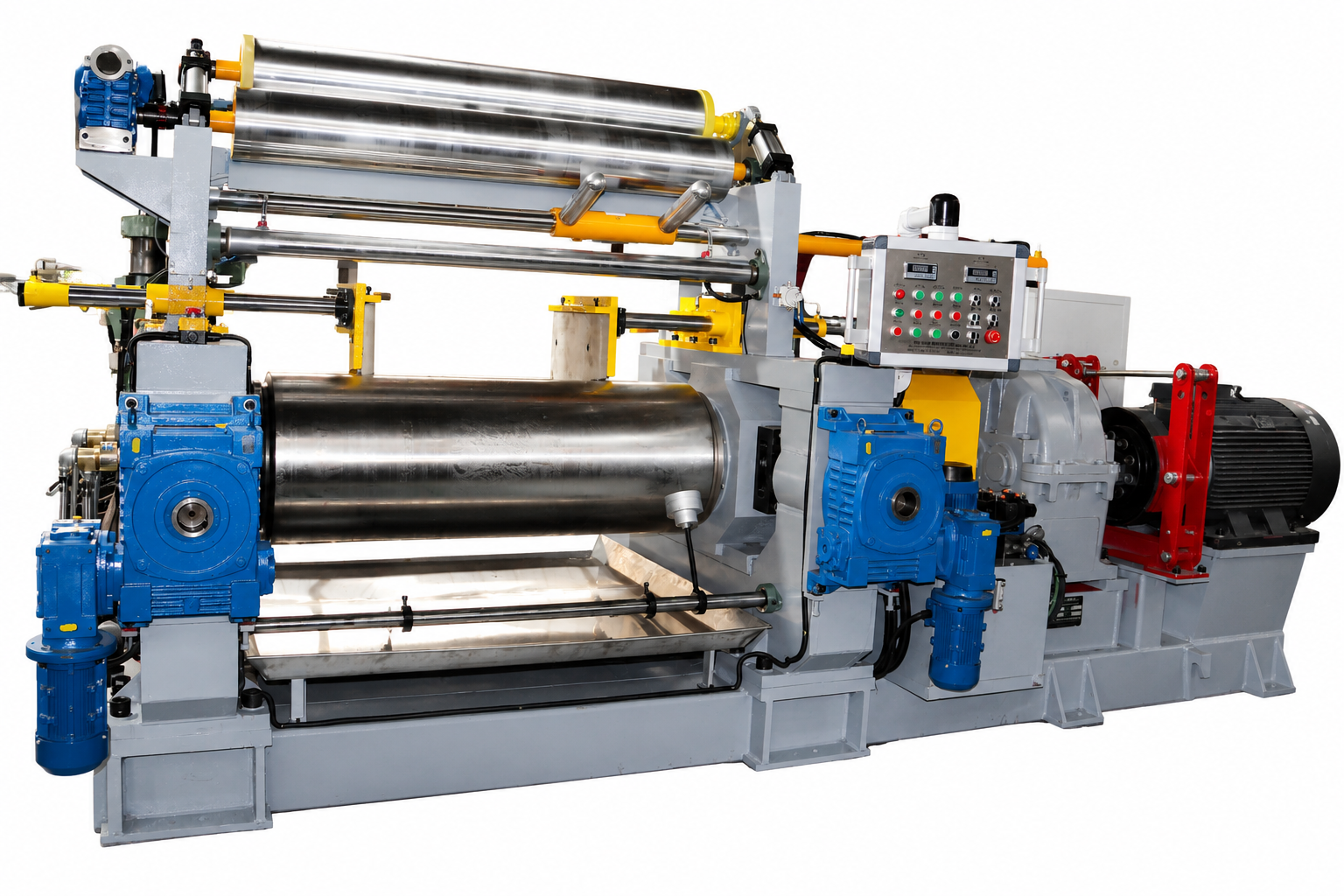 Automatic Operation Two-Roll Open Mixing Mill with CE/ISO 9001 Certification and Variable Speed Ratio