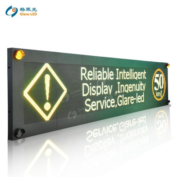 EN12966/NTCIP Compliant LED Variable Message Sign with Customizable Display Dimension and Aluminum Cabinet