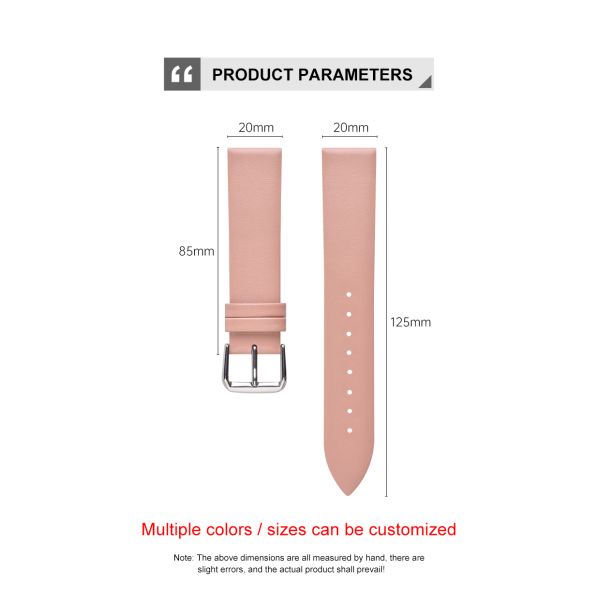 Retro Multi-Color Genuine Leather Watch Strap