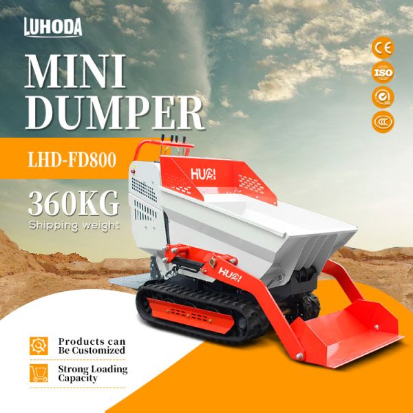 Cheap Farm Construction Rotation Small Mini Dumper Crawler Dumper Mud Buggy Concrete Dumper