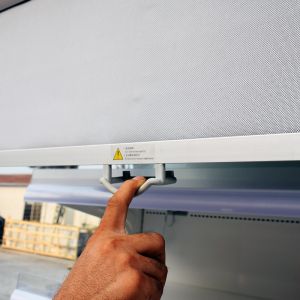 Free Standing Open Display Fridge , Commercial Beverage Cooler Refrigerator