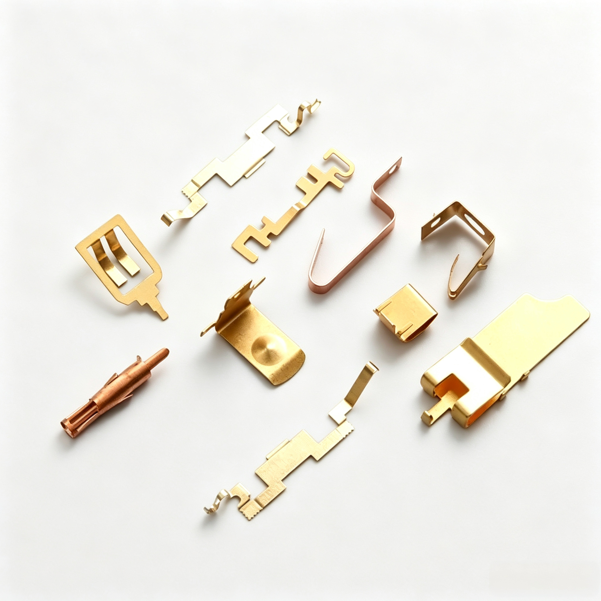 Precision Stamped Connector Terminals – Custom Metal Stamping for Electronic Assemblies