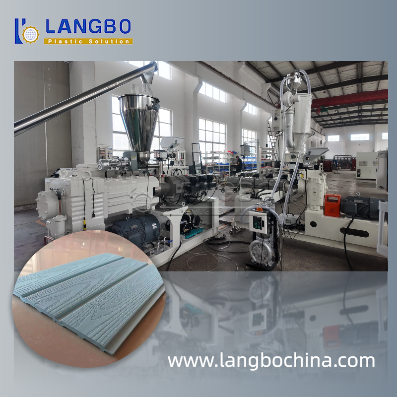 PVC wall panel production line overview