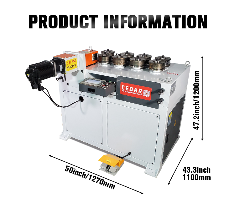 Automatic Construction Pipe 60CNC Nine Wheel Pipe Rolling Machine Manual Automation