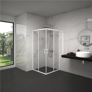 China Square 6mm tempered glass 900x900x2000mm Bathroom Curved Corner Shower Enclosure , Shower And Bath Enclosures on sale