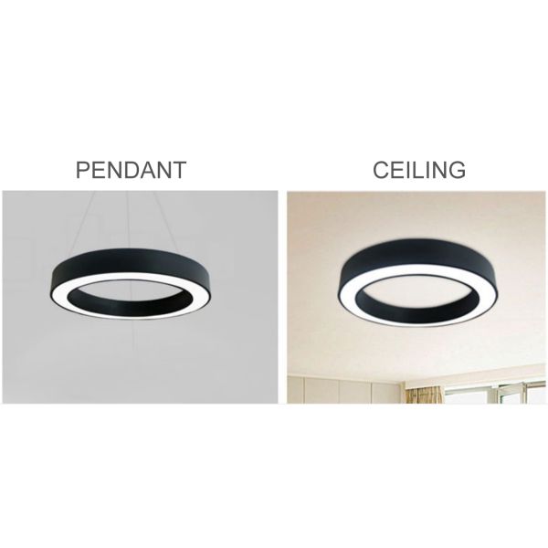 IP20 4800lm Surface Mounted LED Ring Ceiling Light 65W