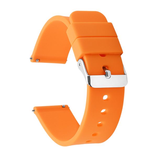 SHX-095 Quick Release Light Gray Smart Silicone/Rubber Strap · Customizable Sizes And Colors | OEM/ODM