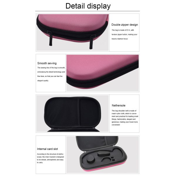 Waterproof 0.25KG Stethoscope Bag Case Shockproof For Carrying