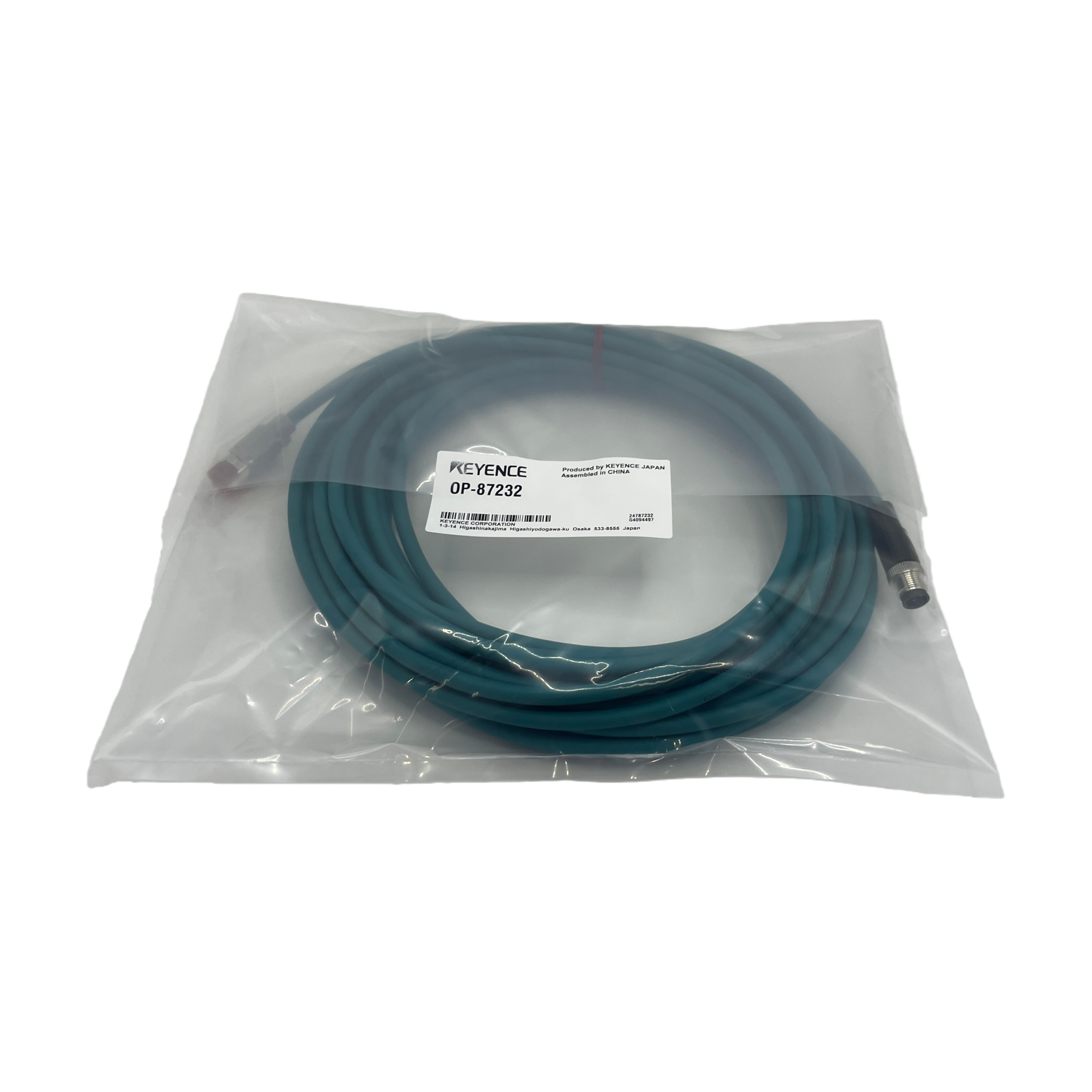 KEYENCE OP-87232 enuine Standard Ethernet Cable for Smart Barcode Reader