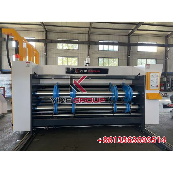 YK-1424 Chain Feeder 2 Color Flexo Printing Machine Corrugated Box Making Machine